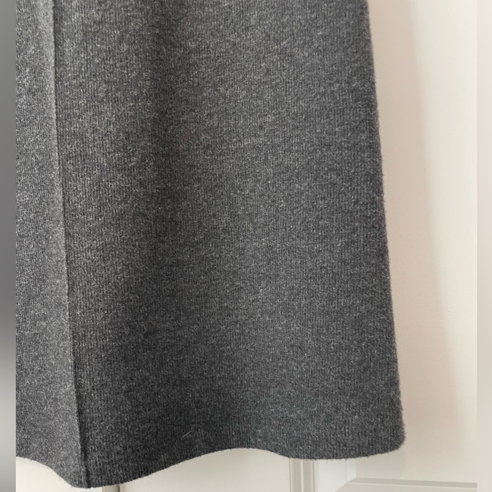 Zara Charcoal Knit Short Sleeve Dress Sz S in Gray - Picture 4 of 7